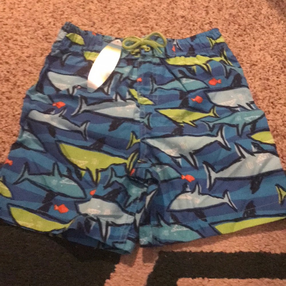 NWT J KHAKI boys (6) swim trunks. Never worn.